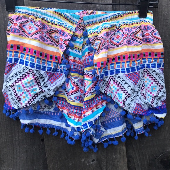 Rainbow Pom Pom shorts - Picture 3 of 8